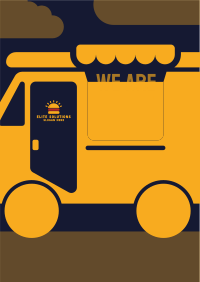 Food Truck Business Flyer