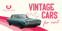 Vintage Car Rental Twitter Post