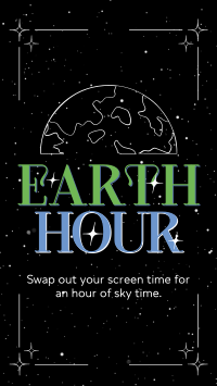 Earth Hour Sky Instagram Story