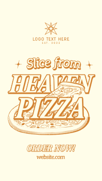 Heaven Pizza Facebook Story Design