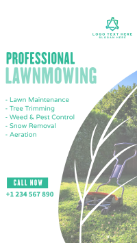 Lawnmowers for Hire Facebook Story