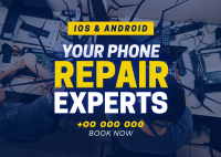 Phone Repair Experts Postcard