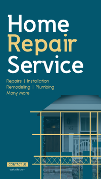 Professional Repair Service Facebook Story