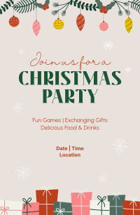 Christmas Party Invitation Design