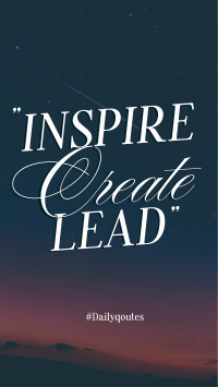 Inspire & Create Video