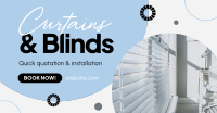 Curtains & Blinds Installation Facebook Ad