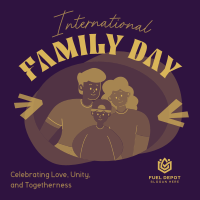 International Family Day Celebration Instagram Post Image Preview