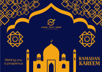 Ramadan Mosque Postcard