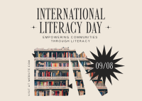 International Literacy Day Postcard