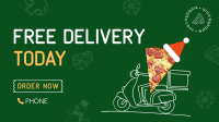 Holiday Pizza Delivery Facebook Event Cover