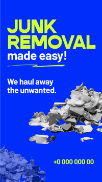 Professional Junk Removal Instagram Story