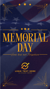 Elegant Memorial Day Facebook Story