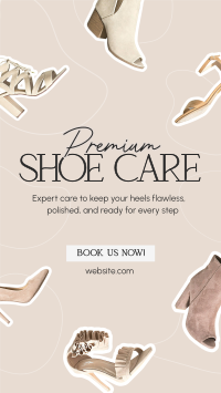 Premium Shoe Care Instagram Reel Image Preview