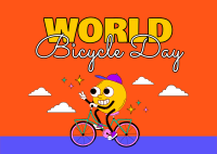 Celebrate Bicycle Day Postcard