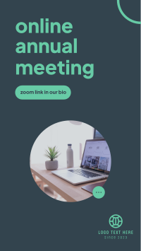 Online Annual Meeting Instagram Story