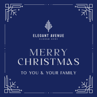 Elegant Christmas Instagram Post Image Preview