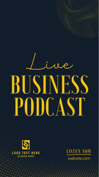 Corporate Business Podcast Facebook Story