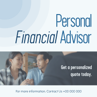 Financial Advisor Instagram Post Design