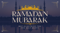 Mosque Silhouette Ramadan Animation