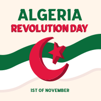 Algeria Revolution Day Linkedin Post