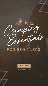 Your Backpack Camping Needs Instagram Reel