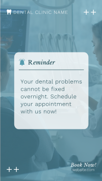 Dental Appointment Reminder Instagram Story