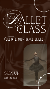 Elegant Ballet Class Instagram Reel