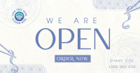 Oriental Cuisine Now Open Facebook Ad