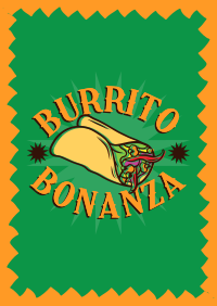 Burrito Bonanza Flyer