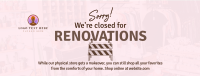 Closed for Renovations Facebook Cover Image Preview