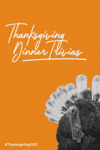 Orange Thanksgiving Turkey Pinterest Pin