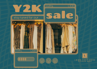 Y2K Fashion Brand Sale Postcard