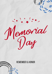 Memorial Day Doodle Flyer