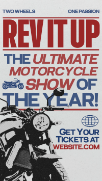 Modern Nostalgia Motorcycle Show Instagram Reel Image Preview