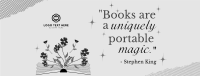 Book Magic Quote Facebook Cover