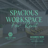 Spacious Space Rental Linkedin Post