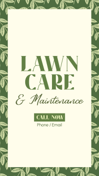 A Lawn Time Ago Instagram Reel Design