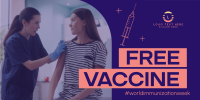 Free Vaccine Week Twitter Post