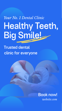 Trusted Dental Clinic TikTok Video Design