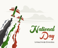 UAE National Day Airshow Facebook Post