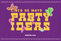 Cinco de Mayo Stickers Pinterest Cover Design