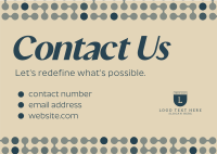 Corporate Connect with Us Postcard Design