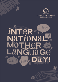 Doodle International Mother Language Day Poster