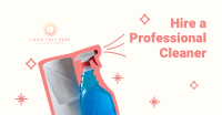 Discounted Professional Cleaners Facebook Ad