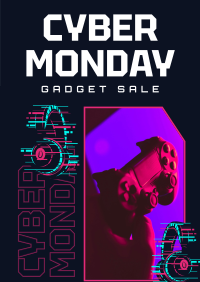 Cyber Gadget Sale Poster