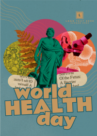 World Health Day Collage Poster