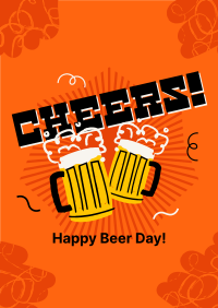 Cheery Beer Day Poster