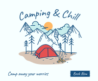 Camping and Chill Facebook Post