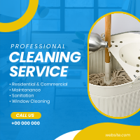 Professional Cleaning Service Instagram Post Design