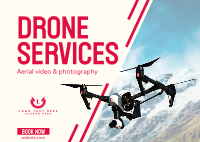 Professional Drone Service Postcard